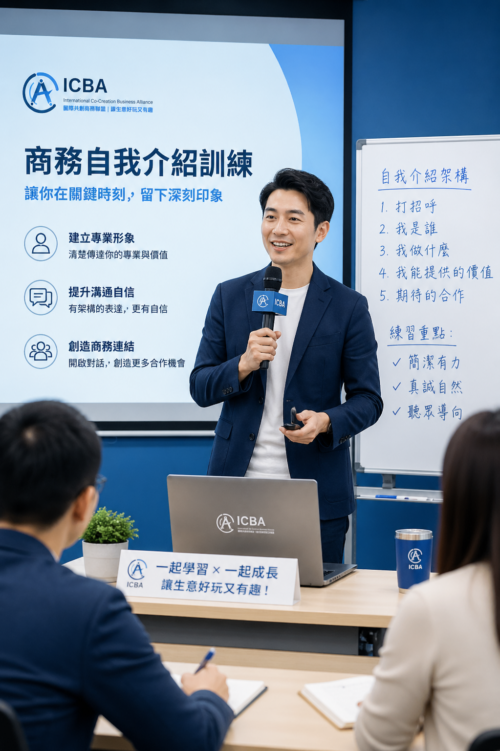 30 秒自我介紹入門課