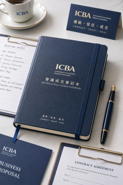 ICBA 會議成交筆記本